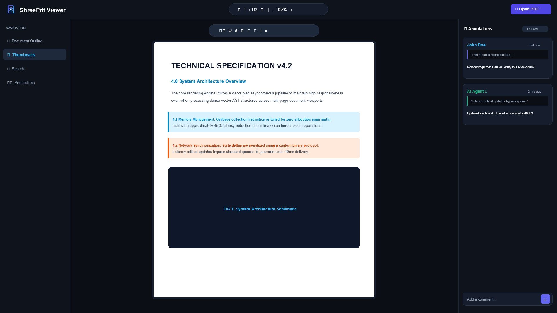 ShreePdf Viewer App Screenshot